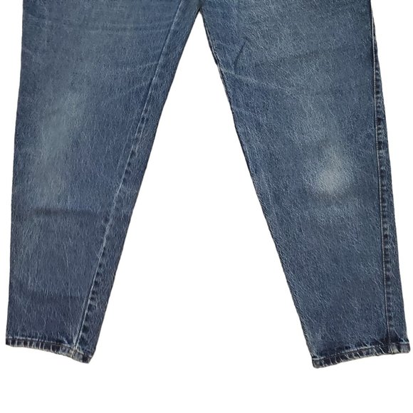 Vtg 80s USA Levis 921 S 18 (31x31 14" High Rise) Mom Tapered *Hemmed* Jeans A14 - Picture 4 of 11